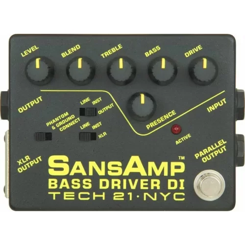 TECH 21 SansAmp BASS D DI 本体のみ Tech 21 SansAmp Bass Driver DI Предусилитель для баса купить в